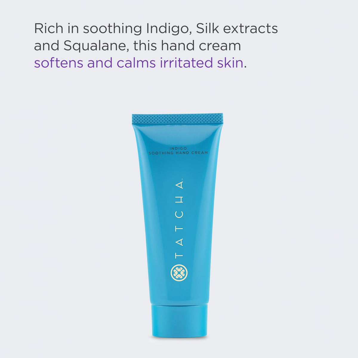 tatcha indigo hand cream creamy texture close-up showing smooth hydration