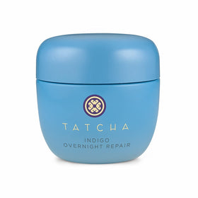 TATCHA jar front showing product and calming overnight benefits