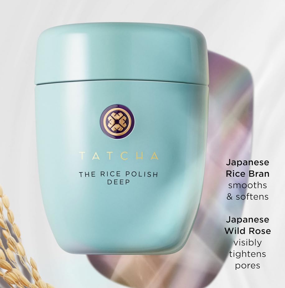 TATCHA jar beside a coin showing size and travel-friendly 60 g convenience benefit