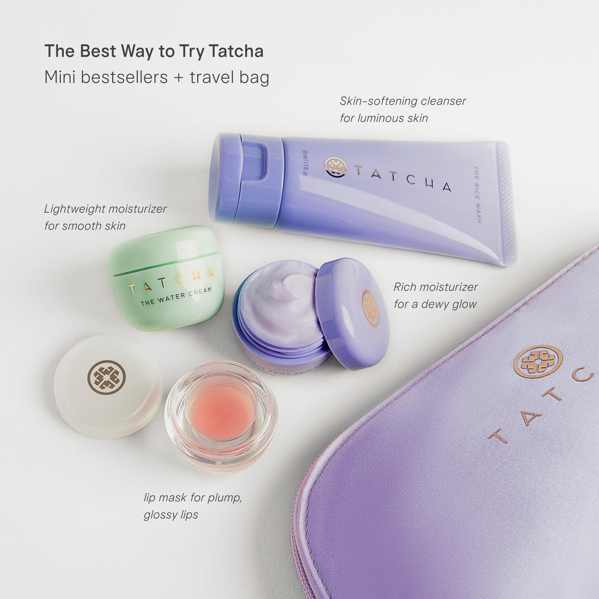 TATCHA Rice Wash cleanser lather close-up showing gentle cleansing benefit