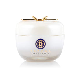 TATCHA silk cream jar front view showing elegant packaging and hydration benefit