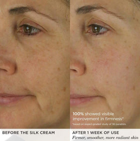 TATCHA applying cream on hand demonstrating quick absorption and hydration