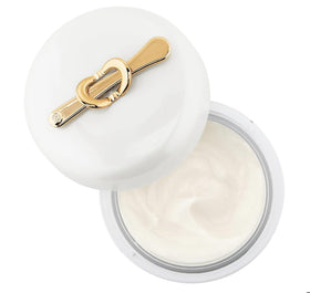 TATCHA silk cream open with gel-cream texture illustrating lightweight absorption