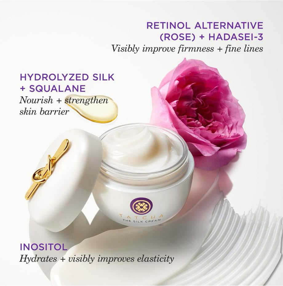 TATCHA mini next to coin showing 15 ml scale and convenient travel size