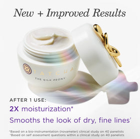 TATCHA Japanese white peony root ingredient image showing barrier support