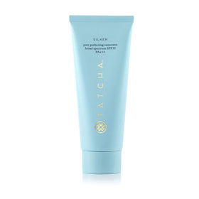 TATCHA front packaging showing tube and branding, communicates premium protection