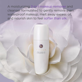 TATCHA starter set contents arranged flat, demonstrating complete five-step routine