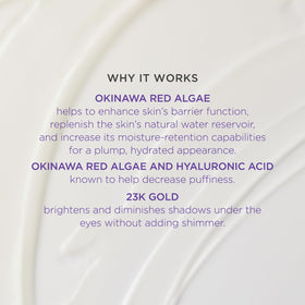 TATCHA serum texture droplet highlighting lightweight hydration and smooth finish