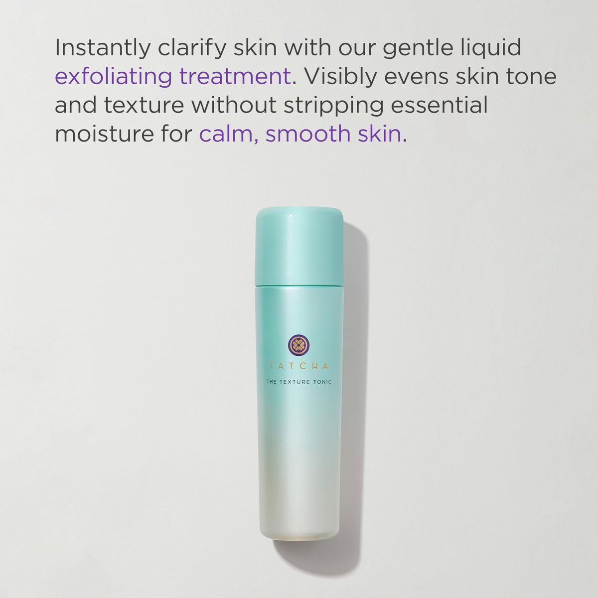 TATCHA tonic pouring from bottle close-up highlighting lightweight texture