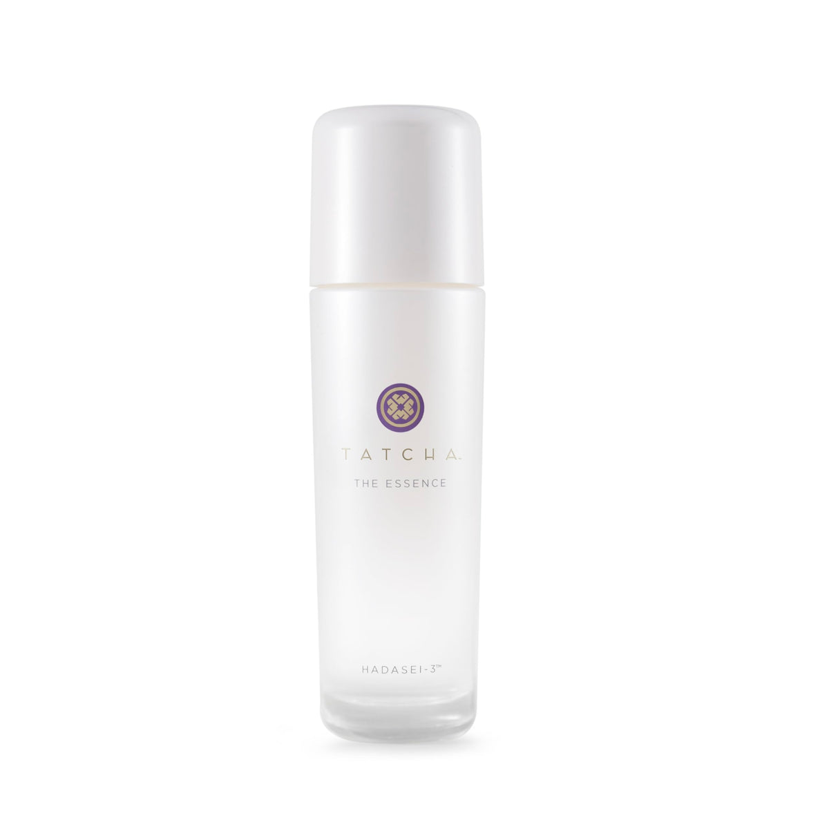 TATCHA The Essence Midi front bottle view showing sleek packaging and clarity benefits