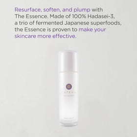 TATCHA The Essence Midi pouring texture close-up highlighting fast-absorbing hydration benefit