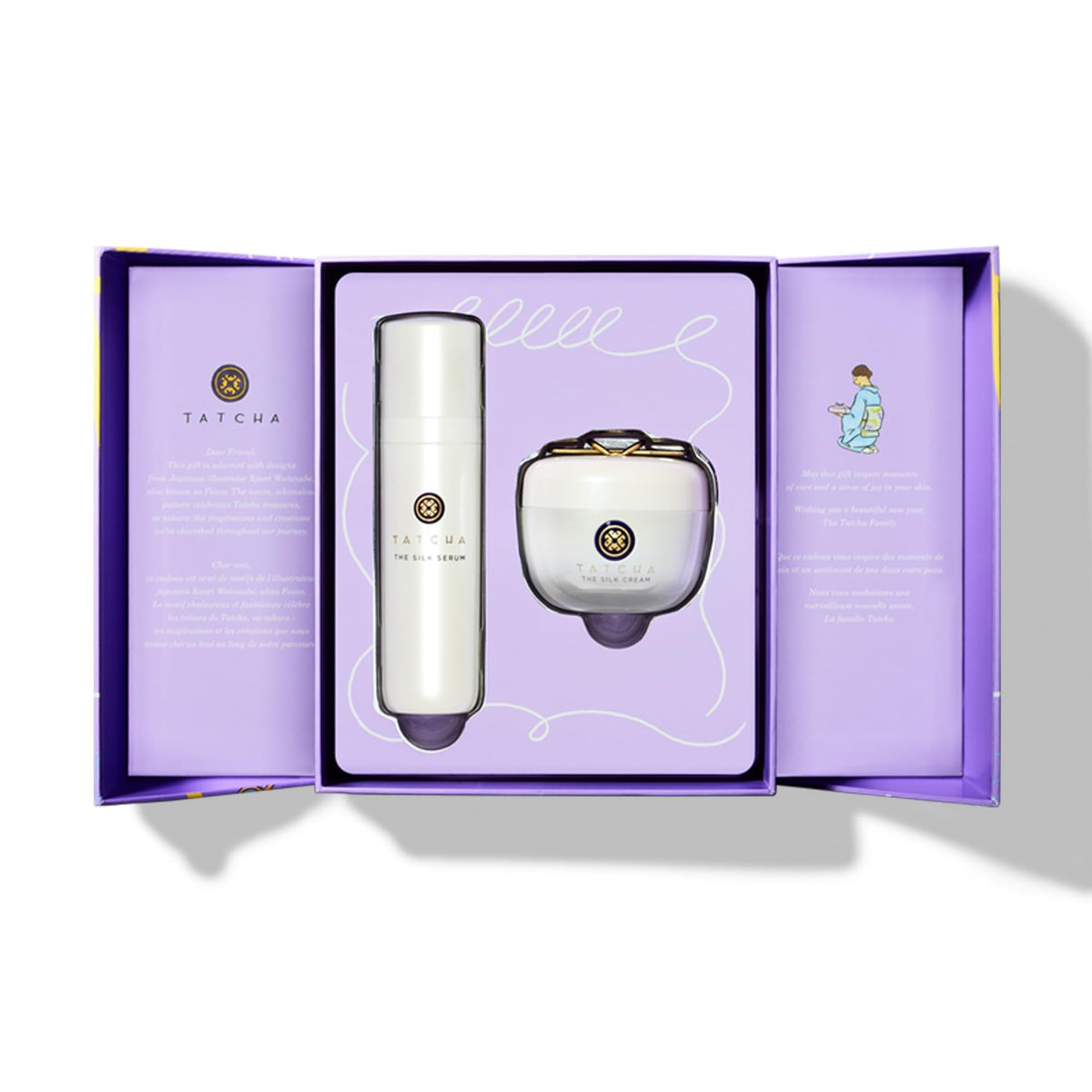 TATCHA The Silk Serum pump detail highlighting precise dosing and quick absorption benefit