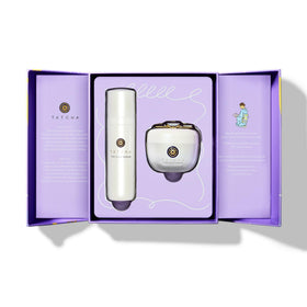 TATCHA The Silk Serum pump detail highlighting precise dosing and quick absorption benefit
