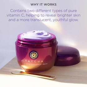 TATCHA product being scooped with spoon demonstrating easy application control