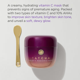 TATCHA creamy texture close-up showing rich consistency and hydrating finish