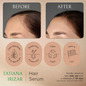 Tatiana Irizar label and certifications showing made-in-USA and IBA membership benefit