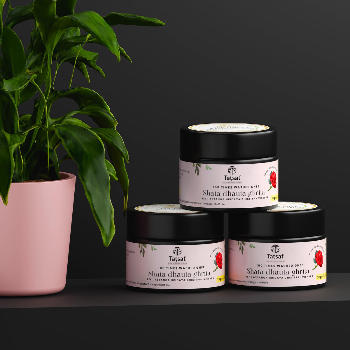 TATSAT lifestyle image showing cream integrated into daily skincare