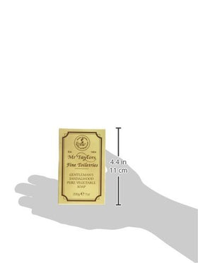 Taylor of Old Bond Street soap bar in a bathroom setting showing refined scent benefit