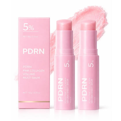 TAYUSH front packaging showing pink collagen balm for portable hydration