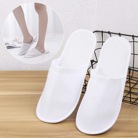 Tbestmax open box with slippers ready for guest distribution