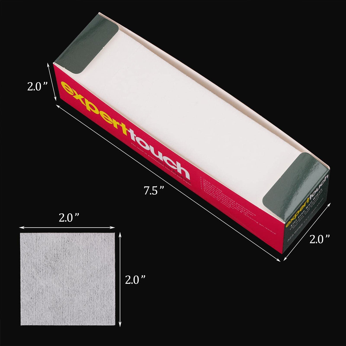 Tbestmax wipe soaked with remover demonstrating fast absorption benefit