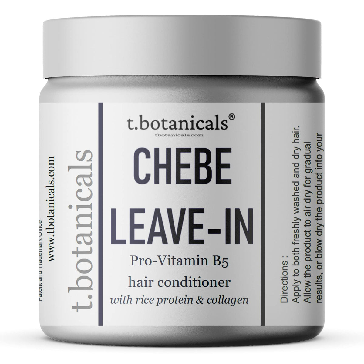 t.botanicals front packaging showing label and 8 oz bottle, clear product benefits
