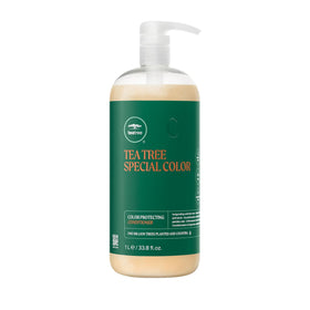 Tea Tree front packaging bottle showing 33.8 fl oz and color-protecting claim