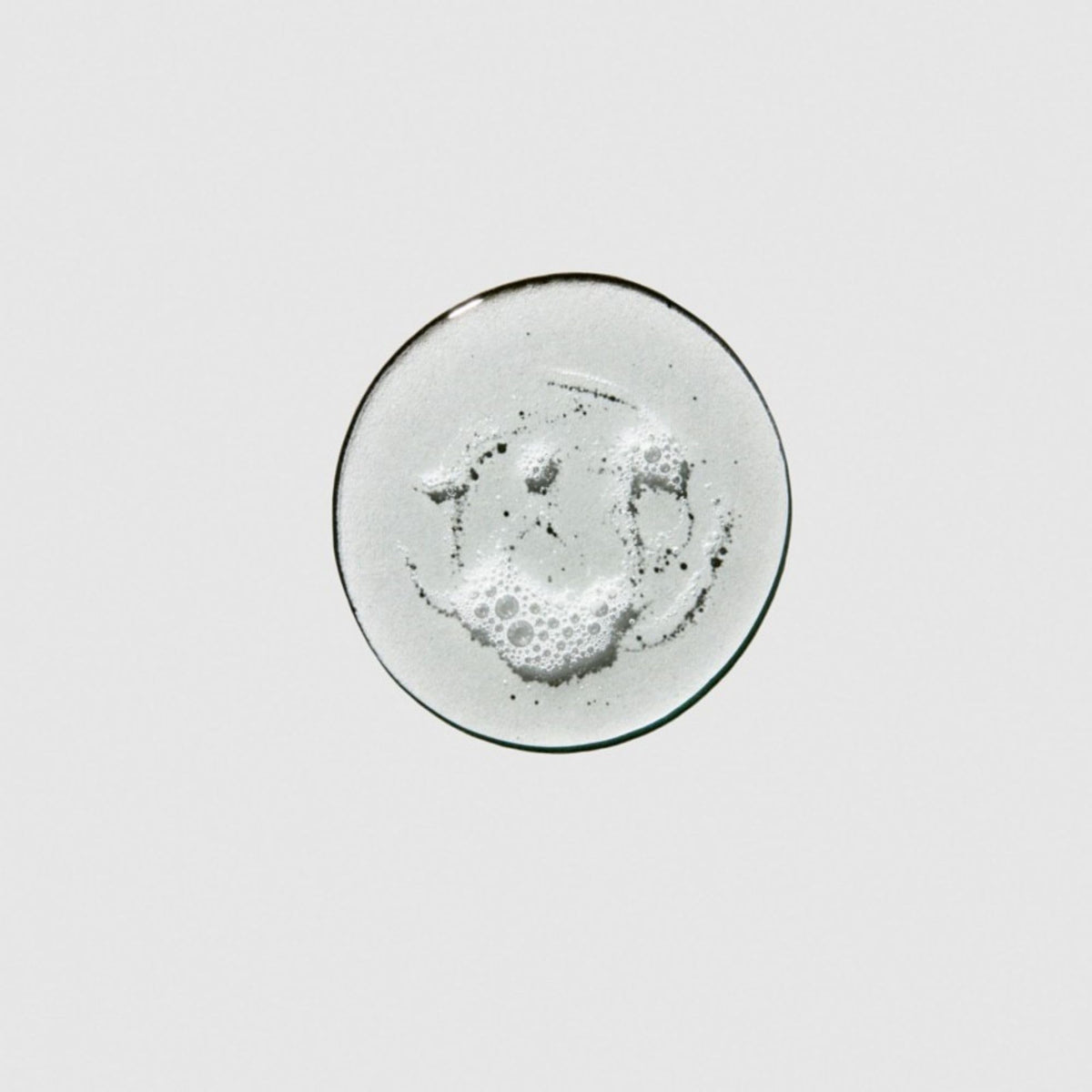 Tea Tree foam texture on hand demonstrating deep-cleaning, refreshing lather