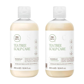 Tea Tree holiday gift box front showing shampoo and conditioner and sustainable packaging for gifting