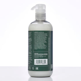 Alternate packaging note for Tea Tree cowash indicating updated look