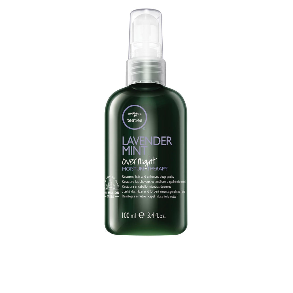 Tea Tree product front packaging showing calming lavender scent and benefits