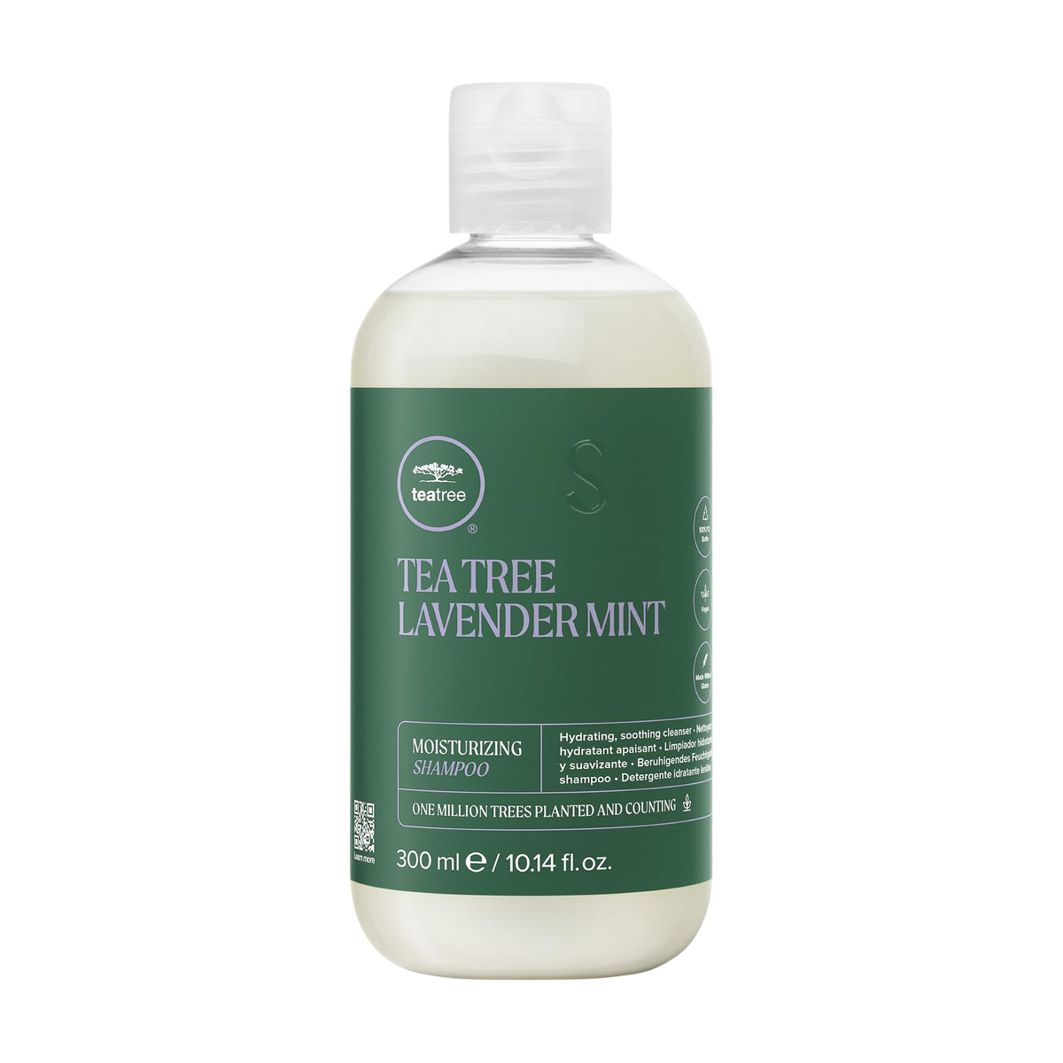 Tea Tree front packaging showing bottle and hydrating benefit