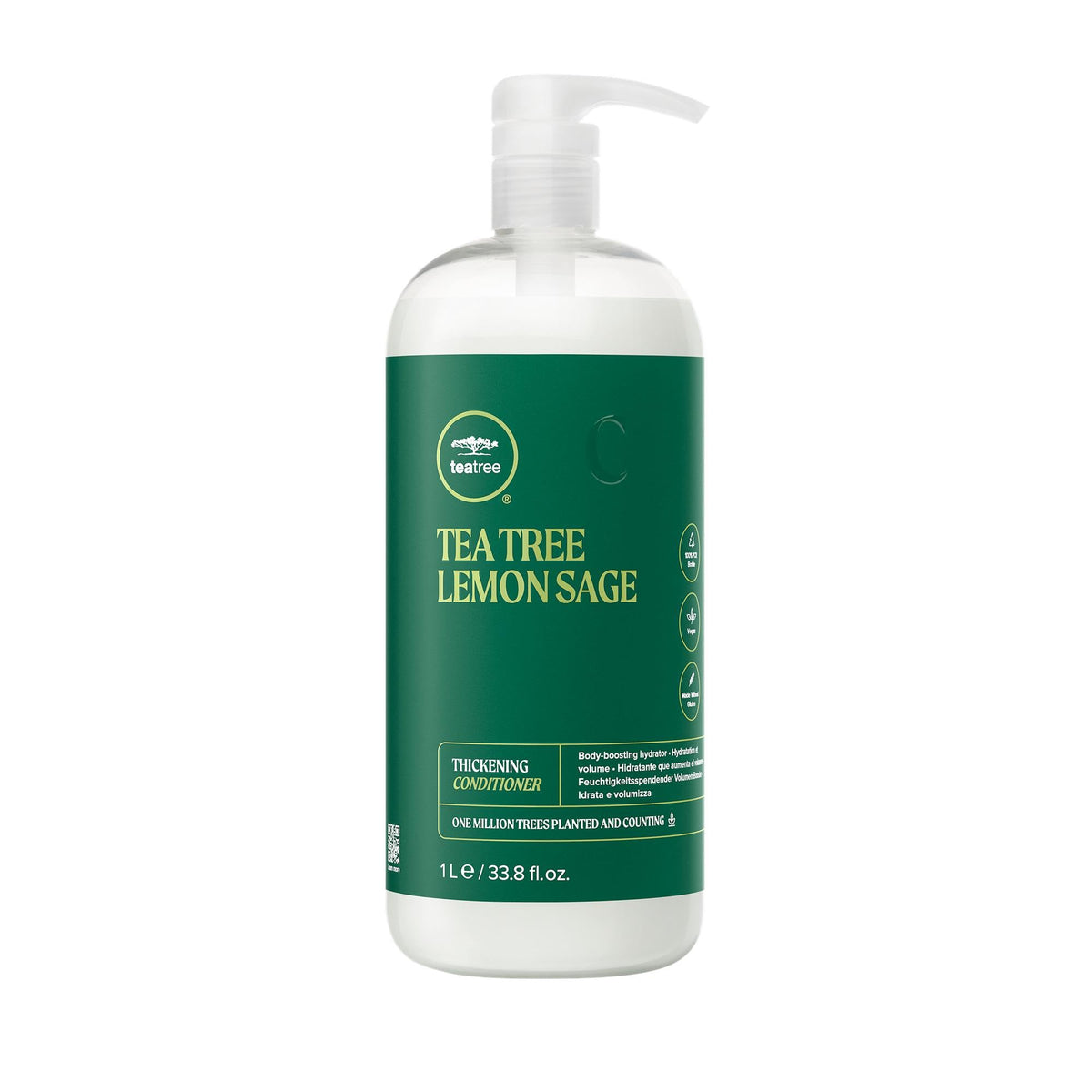 Tea Tree front bottle showing label and size for quick product ID and benefit
