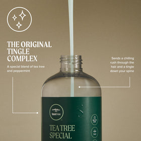 Tea Tree liter refill pouch demonstrating eco-friendly refill convenience and savings