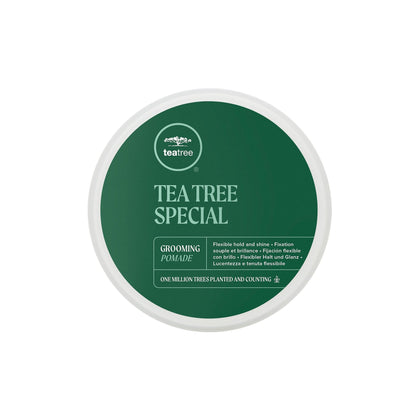Tea Tree front jar view showing label and 3 oz size for easy identification