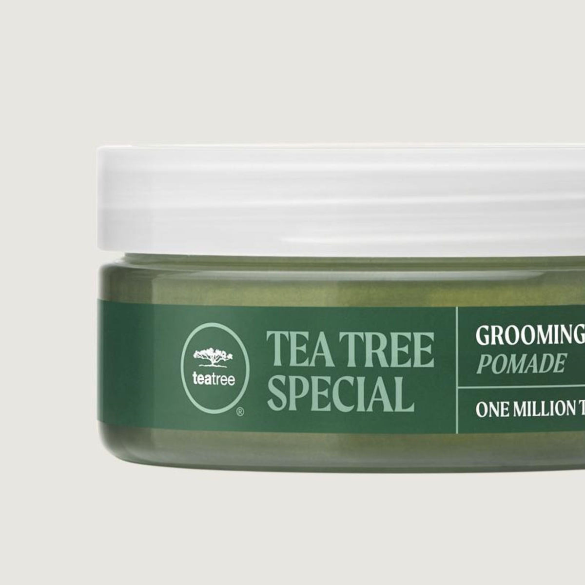 Tea Tree pomade used at hairline to control edges and reduce frizz