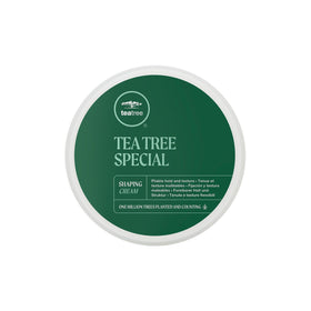 Tea Tree front packaging showing jar and brand, highlights salon-quality hold