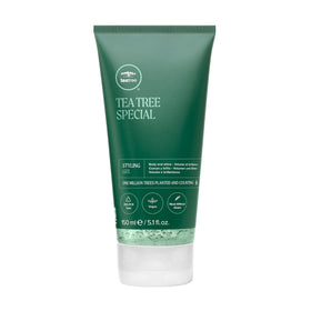 Tea Tree front packaging shows product and label, showcasing brand freshness