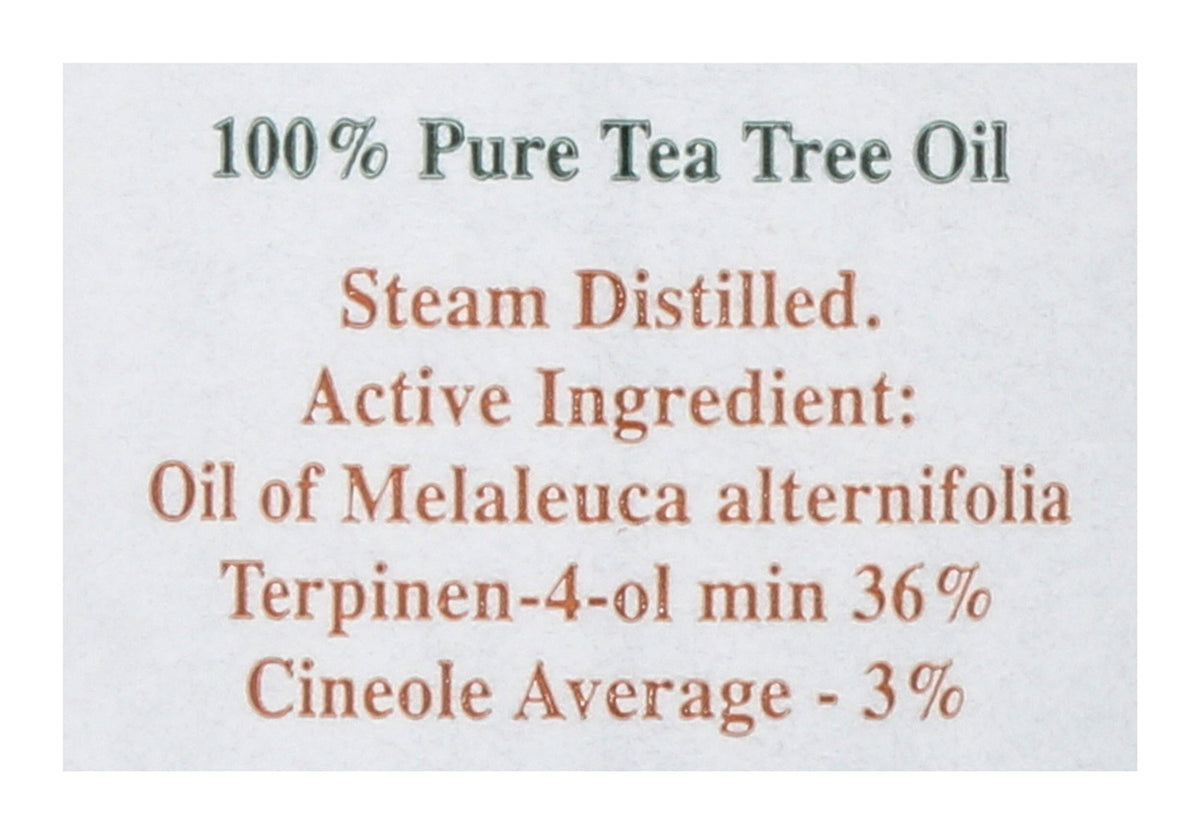 Tea Tree Therapy dropper dispensing a drop for precise dilution benefit