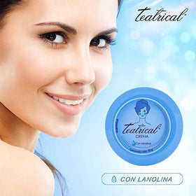 TEATRICAL cream spread on hand demonstrating quick absorption and immediate softness
