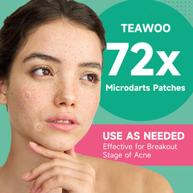 TEAWOO pack next to coin for scale showing travel-friendly size