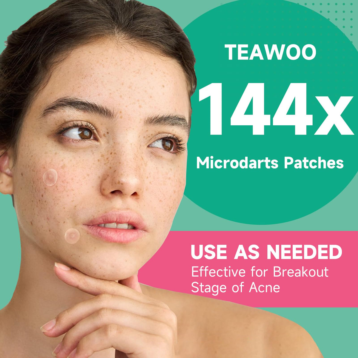 TEAWOO compact travel pack inside purse for discreet on-the-go acne treatment