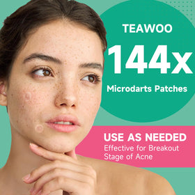 TEAWOO compact travel pack inside purse for discreet on-the-go acne treatment