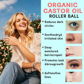 tebazoew oil texture droplet showing cold-pressed castor oil richness and nourishment