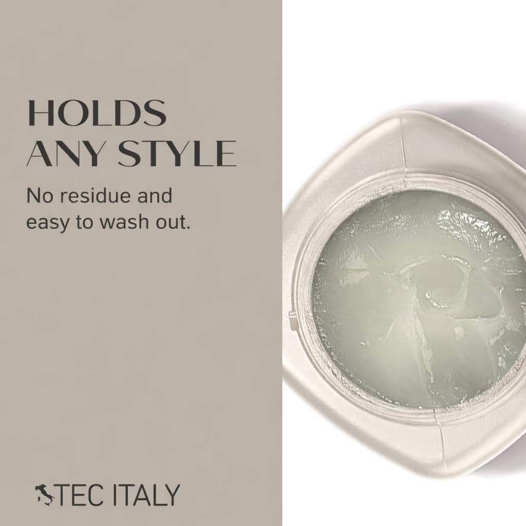 Tec Italy gel on palm demonstrating easy application and nonsticky feel