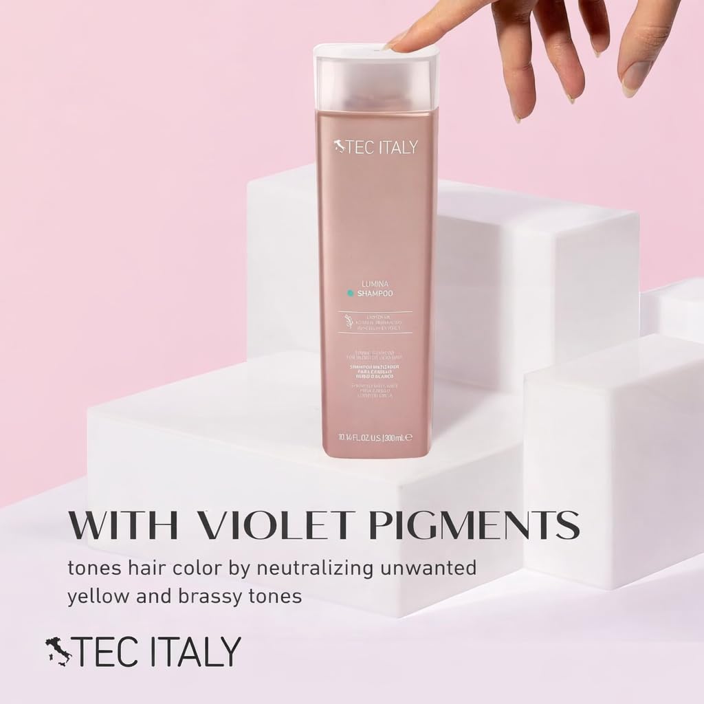 Tec Italy application on wet hair demonstrating even coverage for effective toning