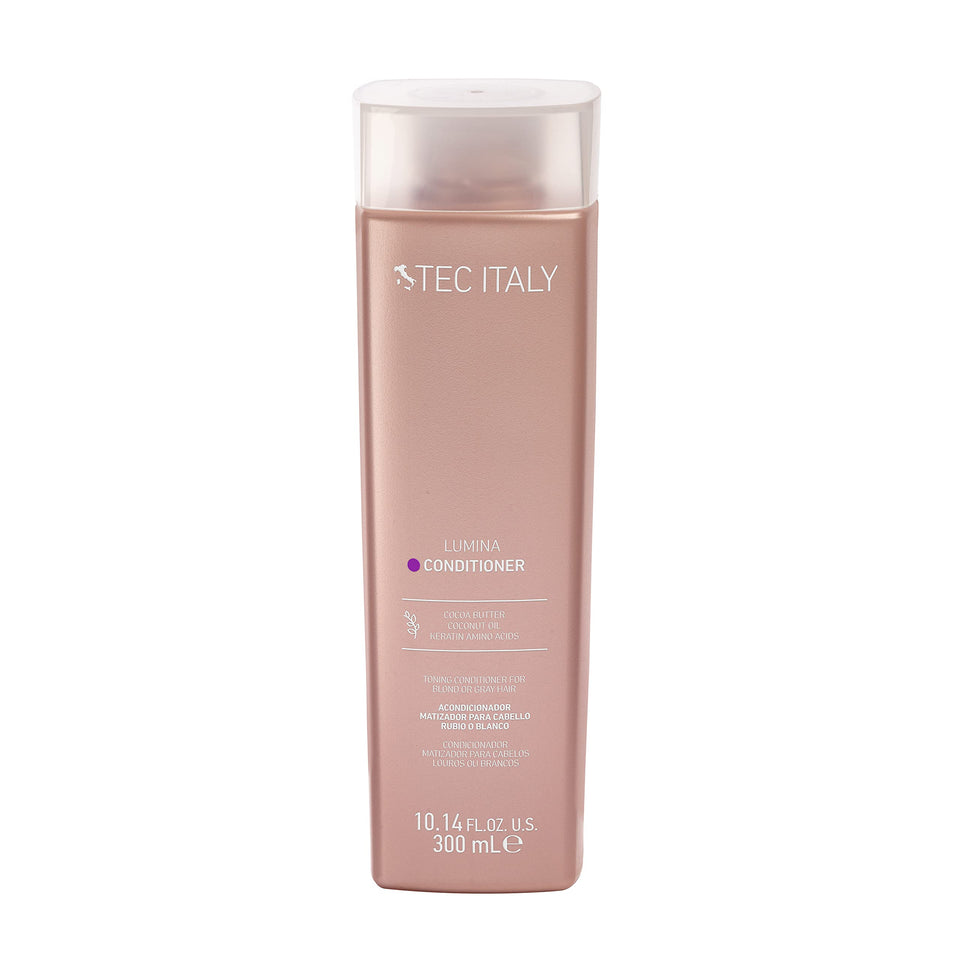 Tec Italy Lumina conditioner front — enhances blonde tones and nourishes hair