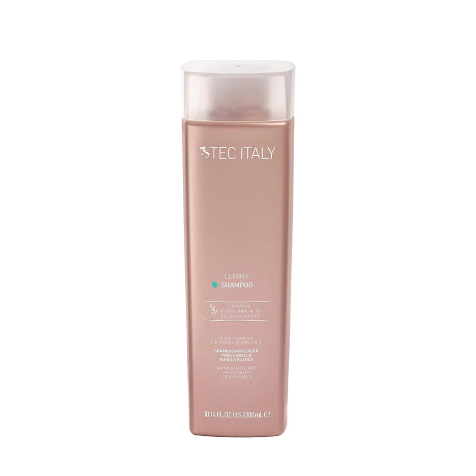 Tec Italy Lumina front packaging showing bottle and label for tone correction