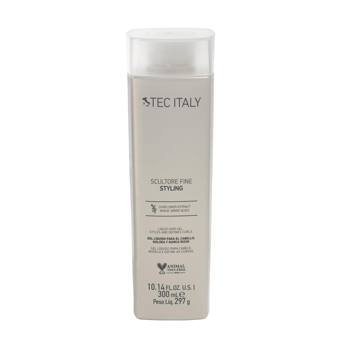 Tec Italy front packaging showing bottle and label, clear product identification and professional look