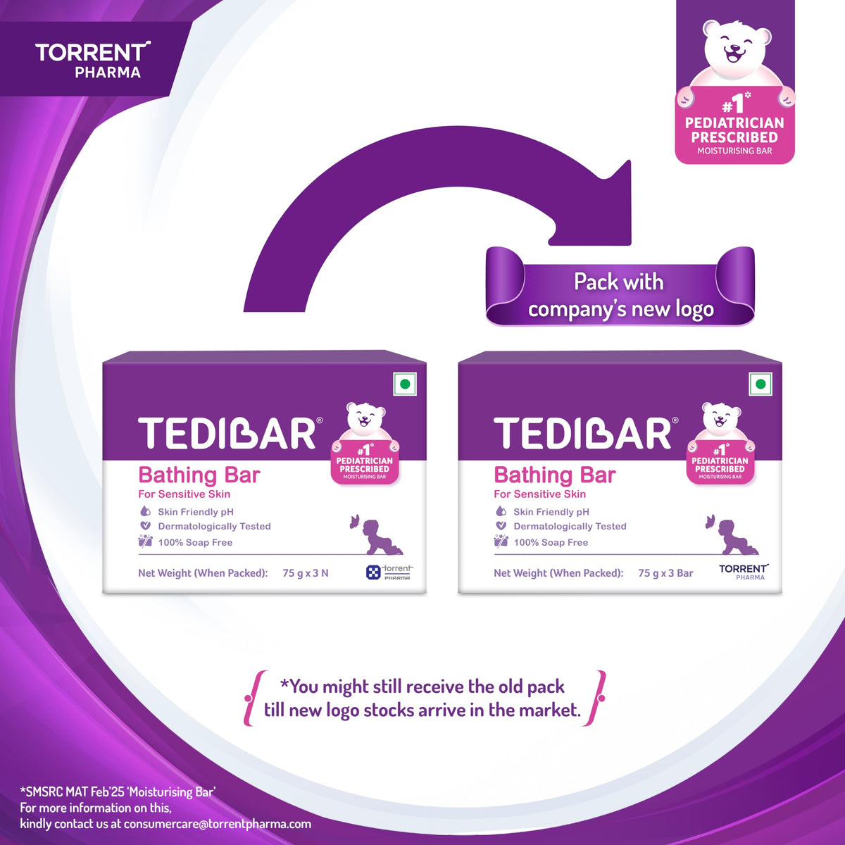 TEDIBAR bar close-up texture highlighting gentle surfactant formulation benefit